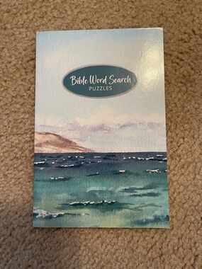 Bible Word Search Puzzles - Teal Ocean Cover